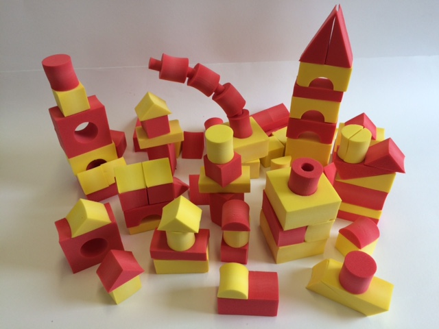 Bauset 2-farbig, 84 Stück