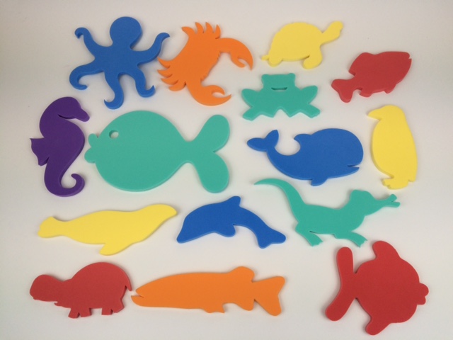 Wasserspielzeug, ca. 8 mm, Einzelfiguren